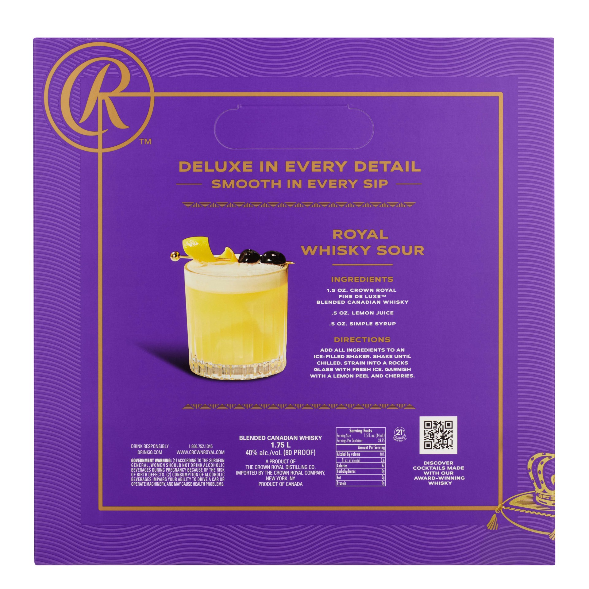 slide 4 of 4, Crown Royal Gift 1.75l, 1.75 liter