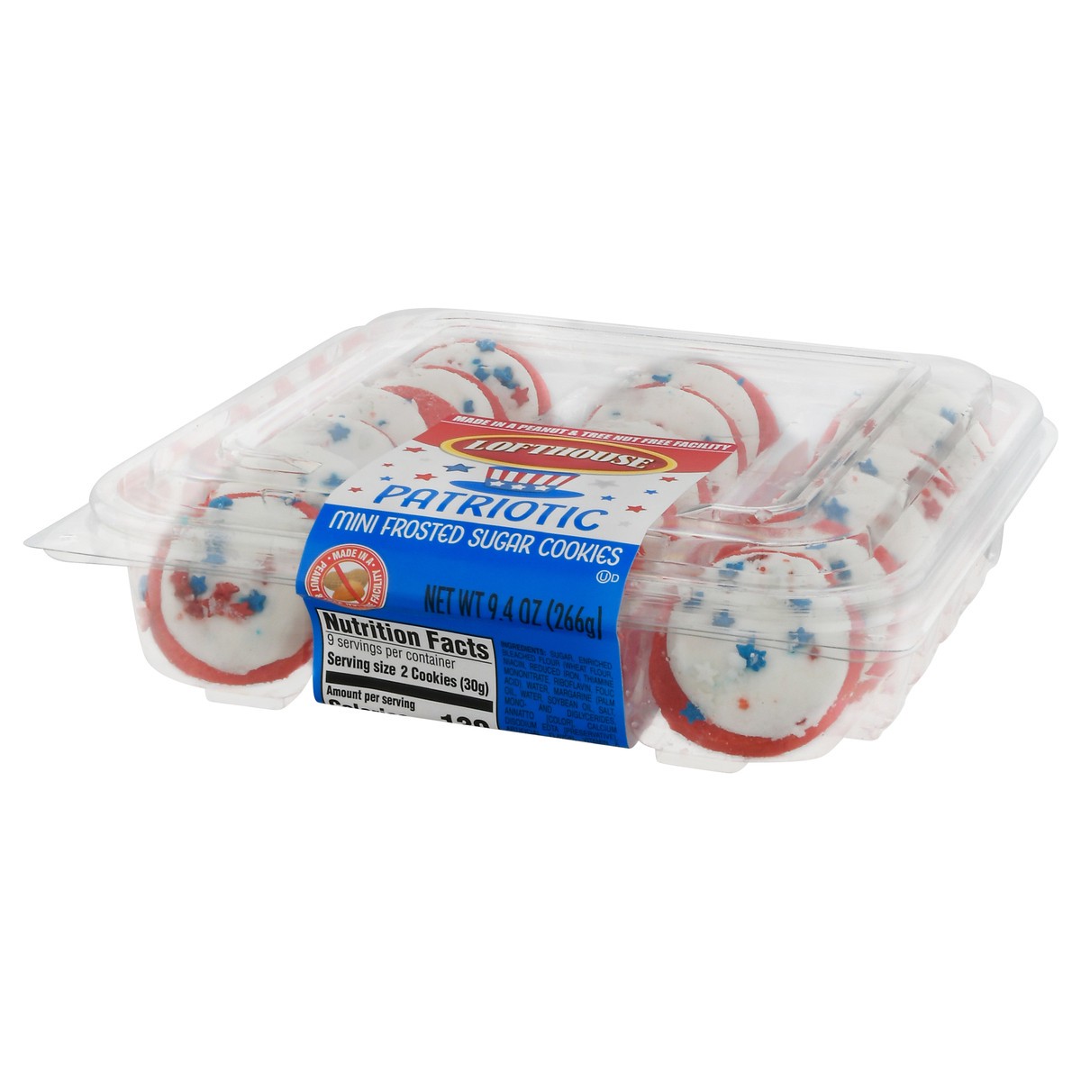 slide 12 of 16, Lofthouse Patriotic Mini Frosted Sugar Cookies 9.4 oz, 9.4 oz