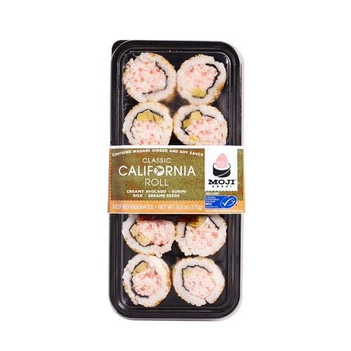 slide 1 of 1, classic California sushi roll, 6 oz
