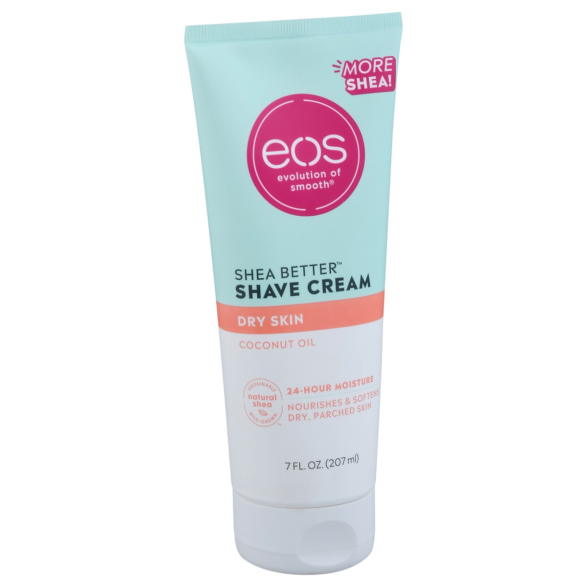 slide 3 of 12, eos Shea Better Dry Skin Coconut Oil Shave Cream 7 fl oz, 7 fl oz