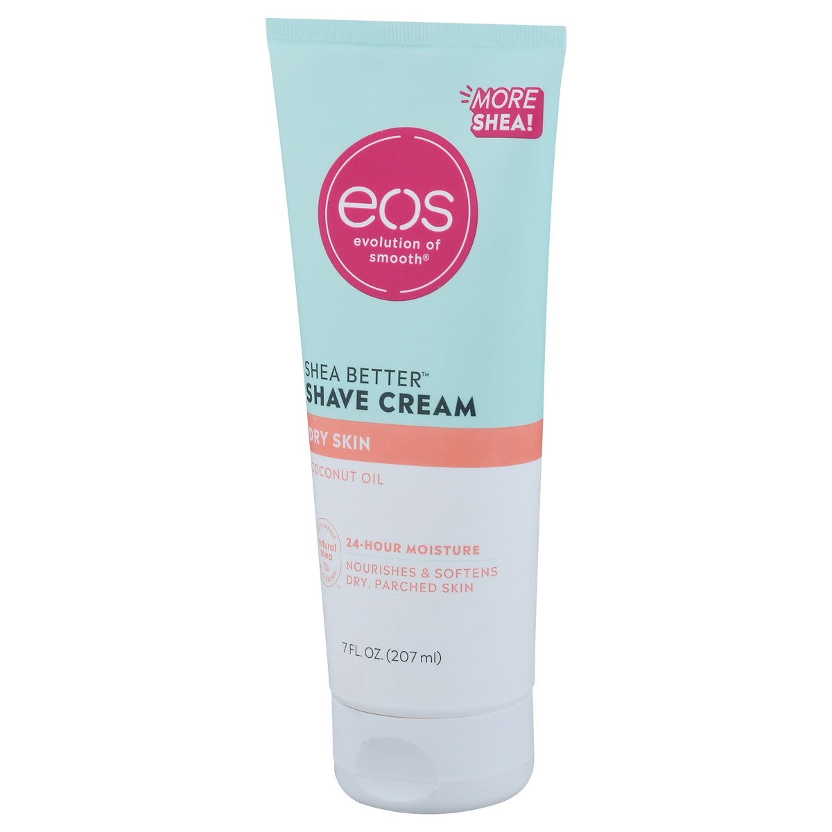 slide 11 of 12, eos Shea Better Dry Skin Coconut Oil Shave Cream 7 fl oz, 7 fl oz