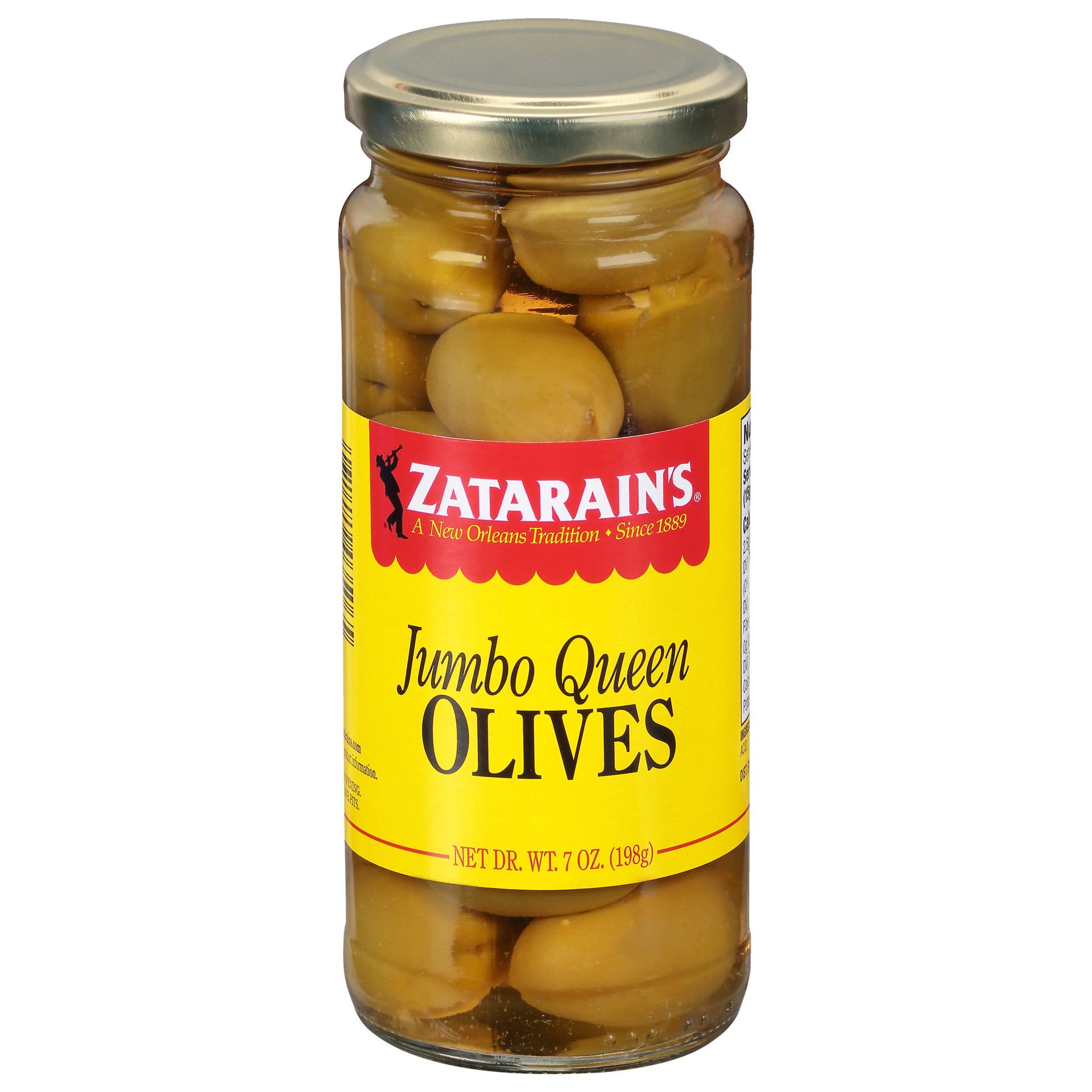 slide 1 of 5, Zatarain's Jumbo Queen Olives, 7 oz, 7 oz