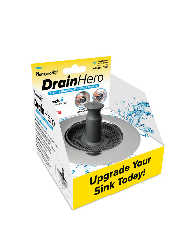 slide 1 of 1, Plungeroo Drain Hero, 1 ct
