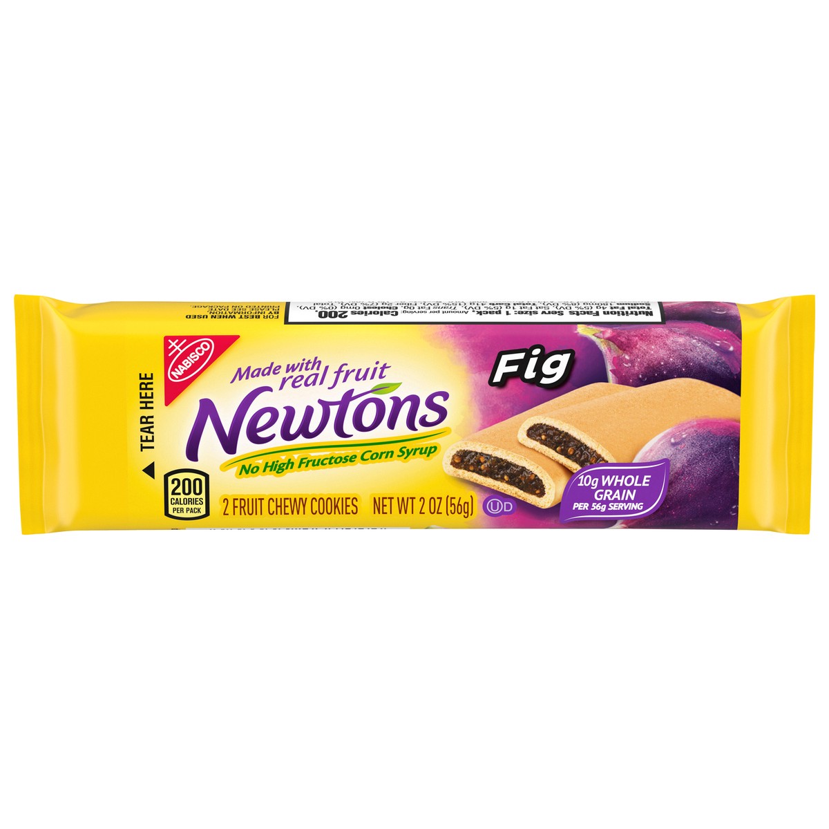 slide 1 of 11, Newtons Soft & Fruit Chewy Fig Cookies, (Fig Bars), 2 oz Snack Pack (2 Cookies Per Pack), 2 oz