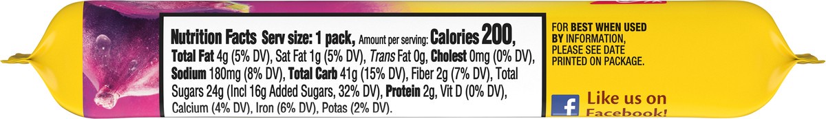 slide 11 of 11, Newtons Soft & Fruit Chewy Fig Cookies, (Fig Bars), 2 oz Snack Pack (2 Cookies Per Pack), 2 oz