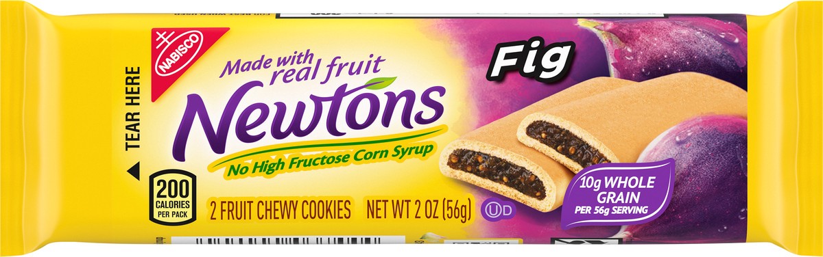 slide 5 of 11, Newtons Soft & Fruit Chewy Fig Cookies, (Fig Bars), 2 oz Snack Pack (2 Cookies Per Pack), 2 oz