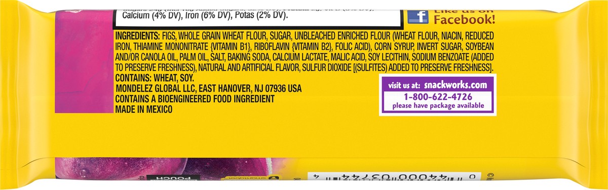slide 9 of 11, Newtons Soft & Fruit Chewy Fig Cookies, (Fig Bars), 2 oz Snack Pack (2 Cookies Per Pack), 2 oz