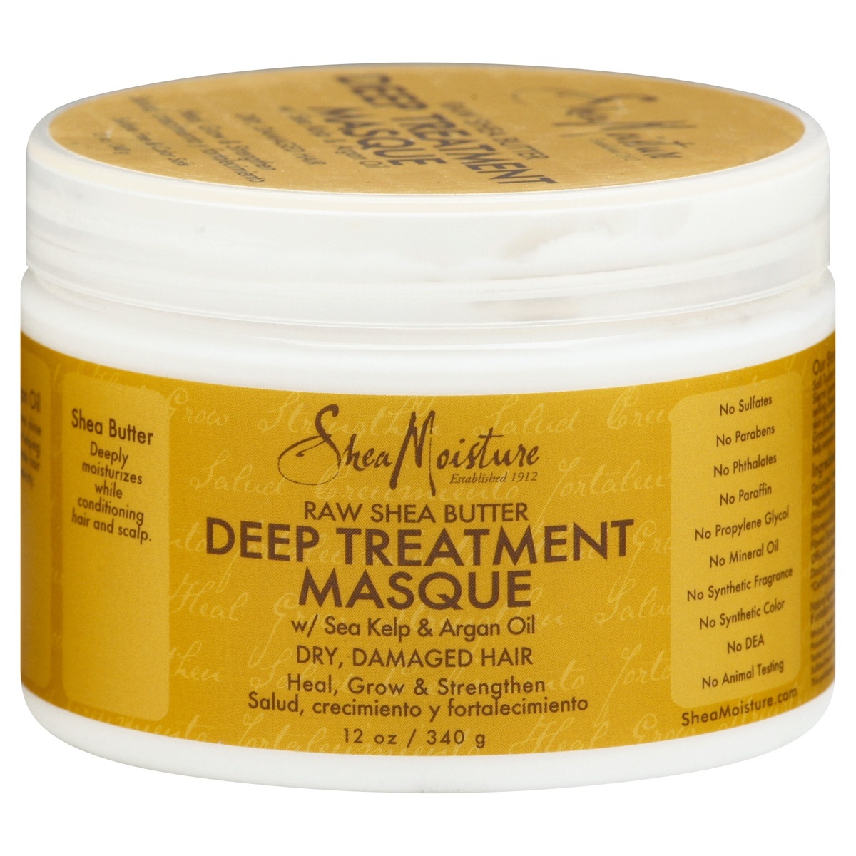 slide 1 of 6, SheaMoisture Moisture Retention Shampoo Raw Shea Butter, 12 oz