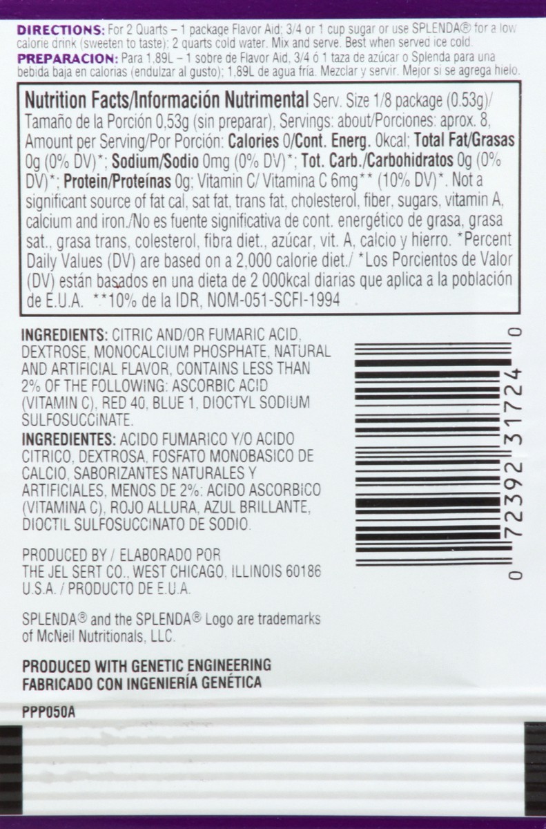 slide 12 of 13, Flavor Aid Grape Soft Drink Mix 4.3 gr, 4.30 g