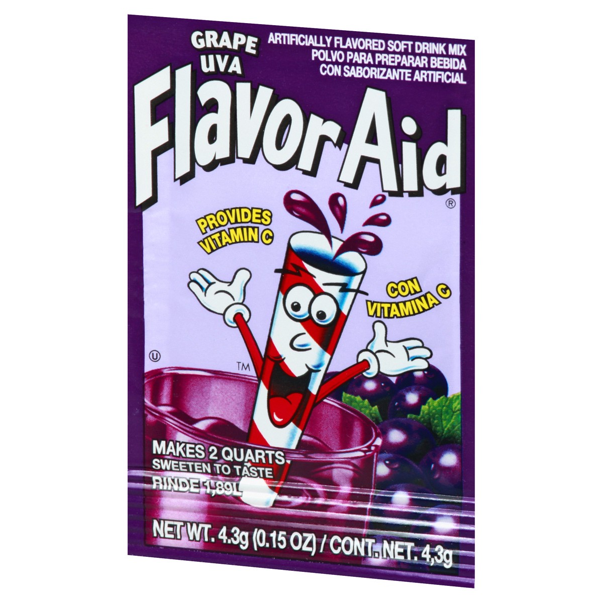 slide 10 of 13, Flavor Aid Grape Soft Drink Mix 4.3 gr, 4.30 g