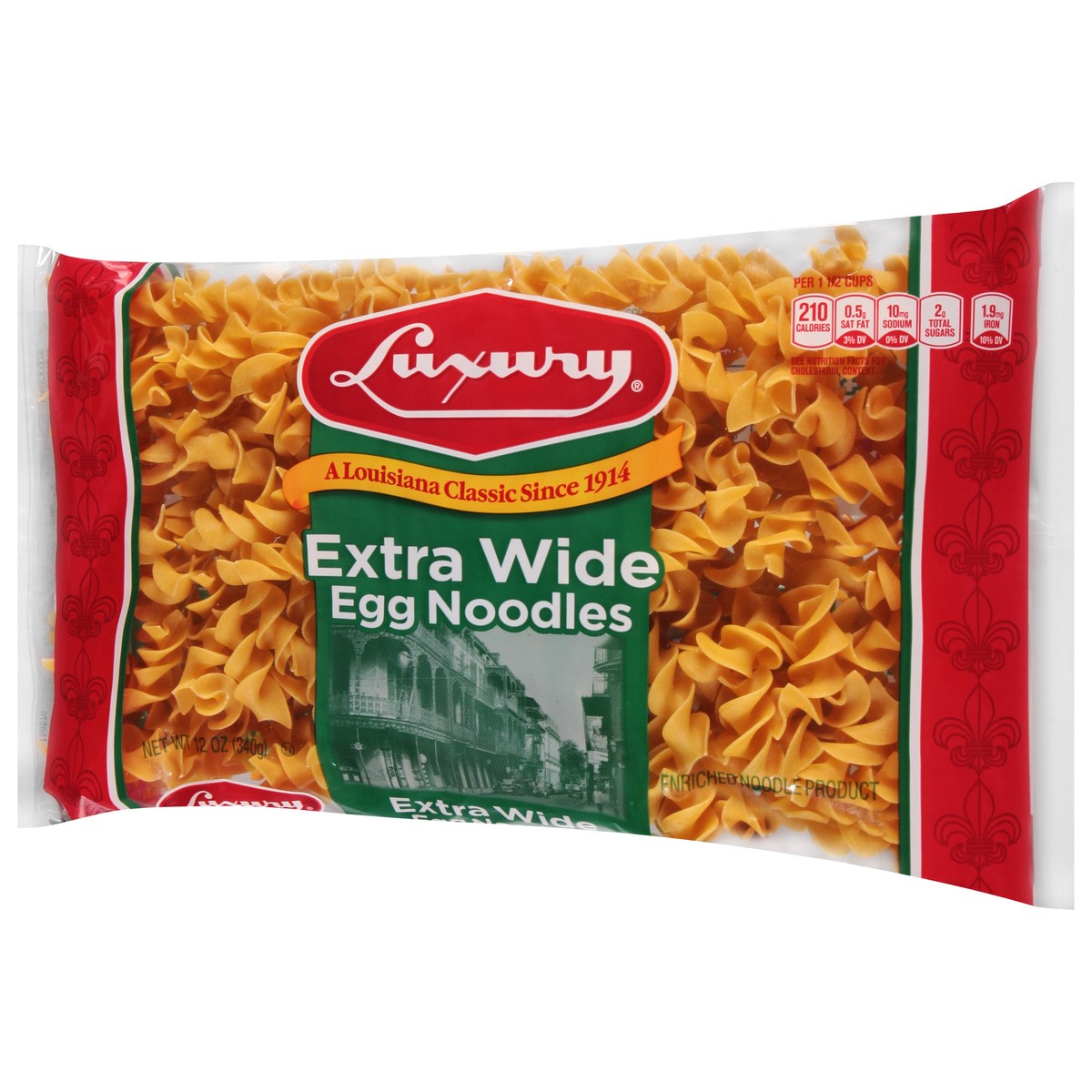 slide 11 of 14, Luxury Extra Wide Egg Noodles 12 oz, 12 oz