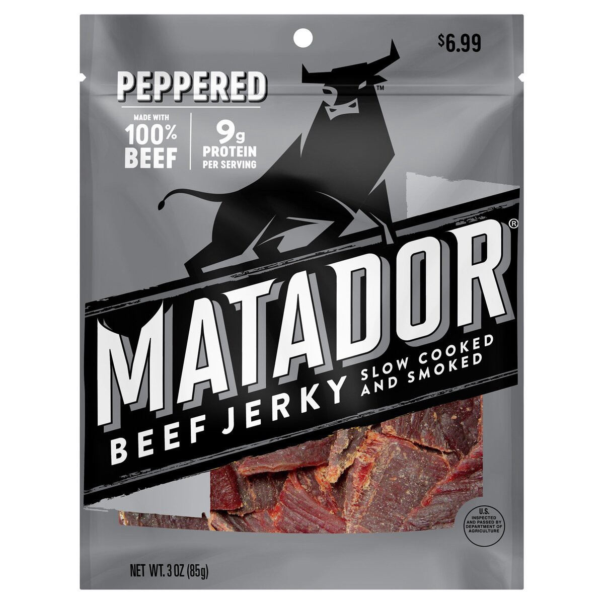 slide 3 of 3, Matador Beef Jerky, 3 oz