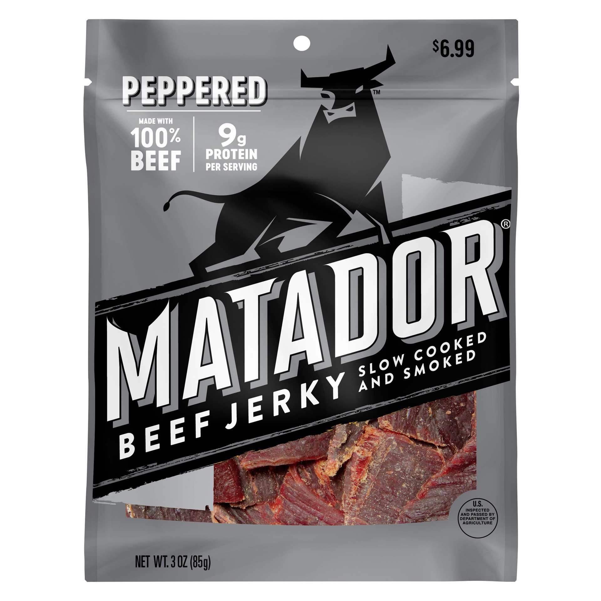 slide 1 of 3, Matador Beef Jerky, 3 oz