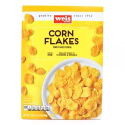 Weis Quality Golden Corn Flakes Cereal