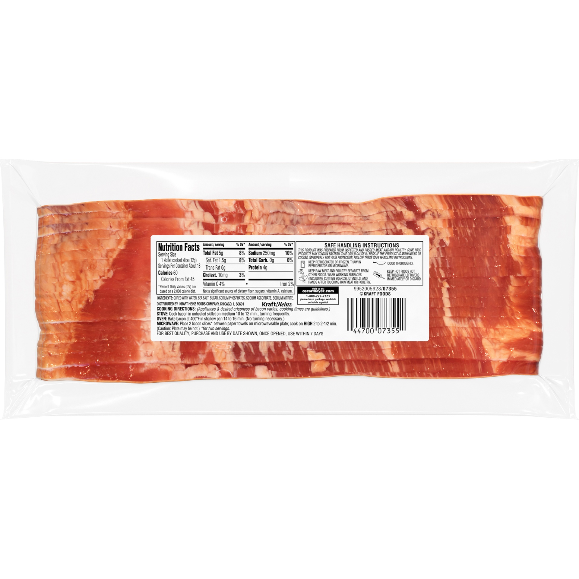 slide 5 of 7, Oscar Mayer Butcher Thick Cut Applewood Smoked Bacon, 24 oz