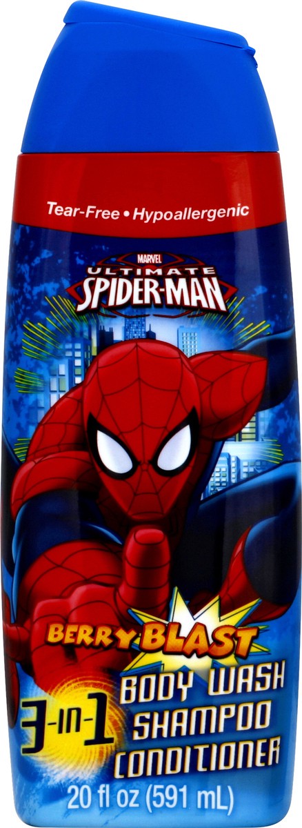 slide 2 of 2, Marvel Spiderman 3-In-1 Bath Care, 20 fl oz