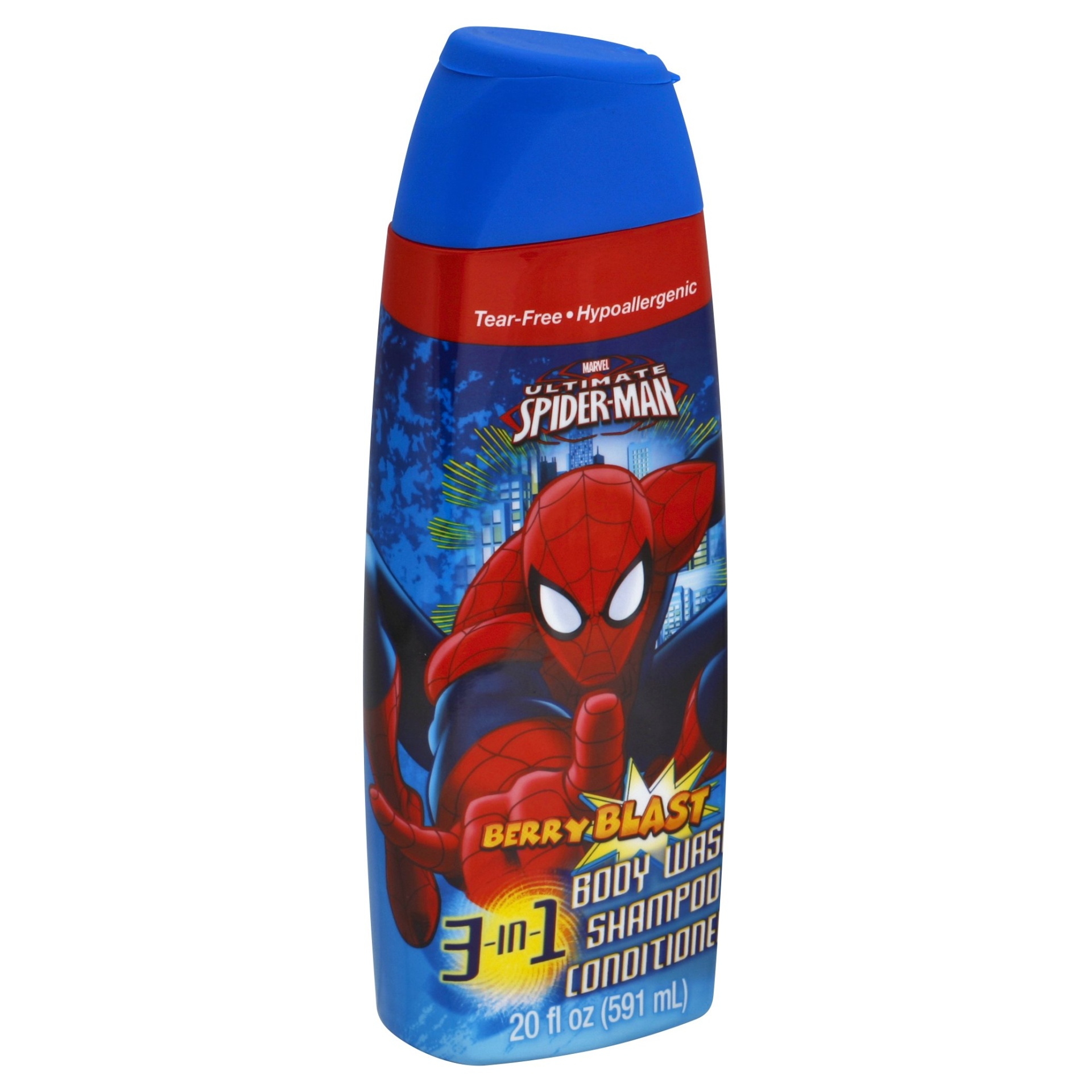 slide 1 of 2, Marvel Spiderman 3-In-1 Bath Care, 20 fl oz