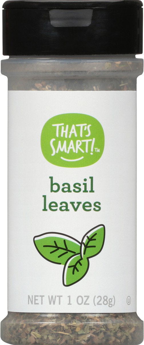 slide 8 of 11, That's Smart! Basil Leaves, 1 oz