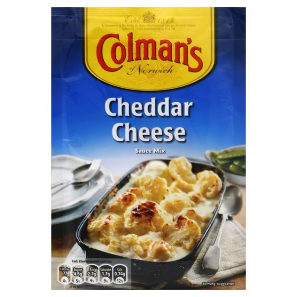 slide 1 of 1, Colman's Sauce Mix, Cheddar Cheese, 1.4 oz