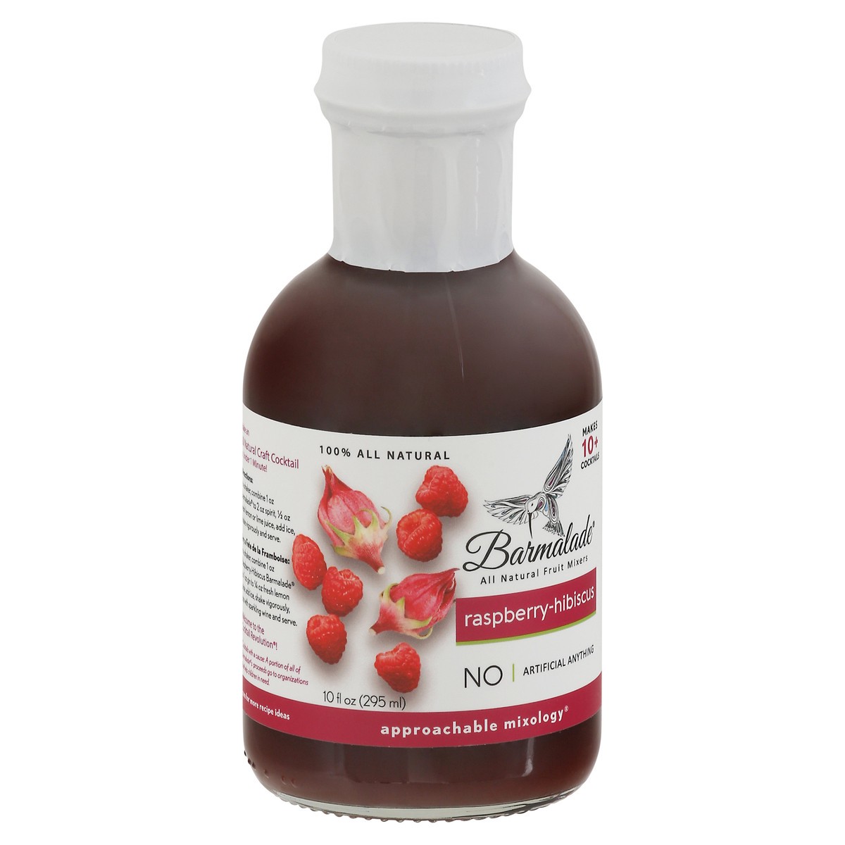 slide 6 of 9, Barmalade All Natural Raspberry-Hibiscus Fruit Mixers 10 fl oz, 10 fl oz