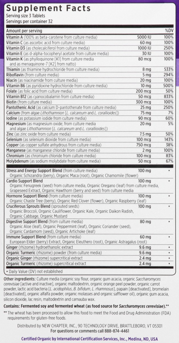 slide 5 of 13, New Chapter Every Woman II 40+ Multivitamin 96 ea, 96 ct