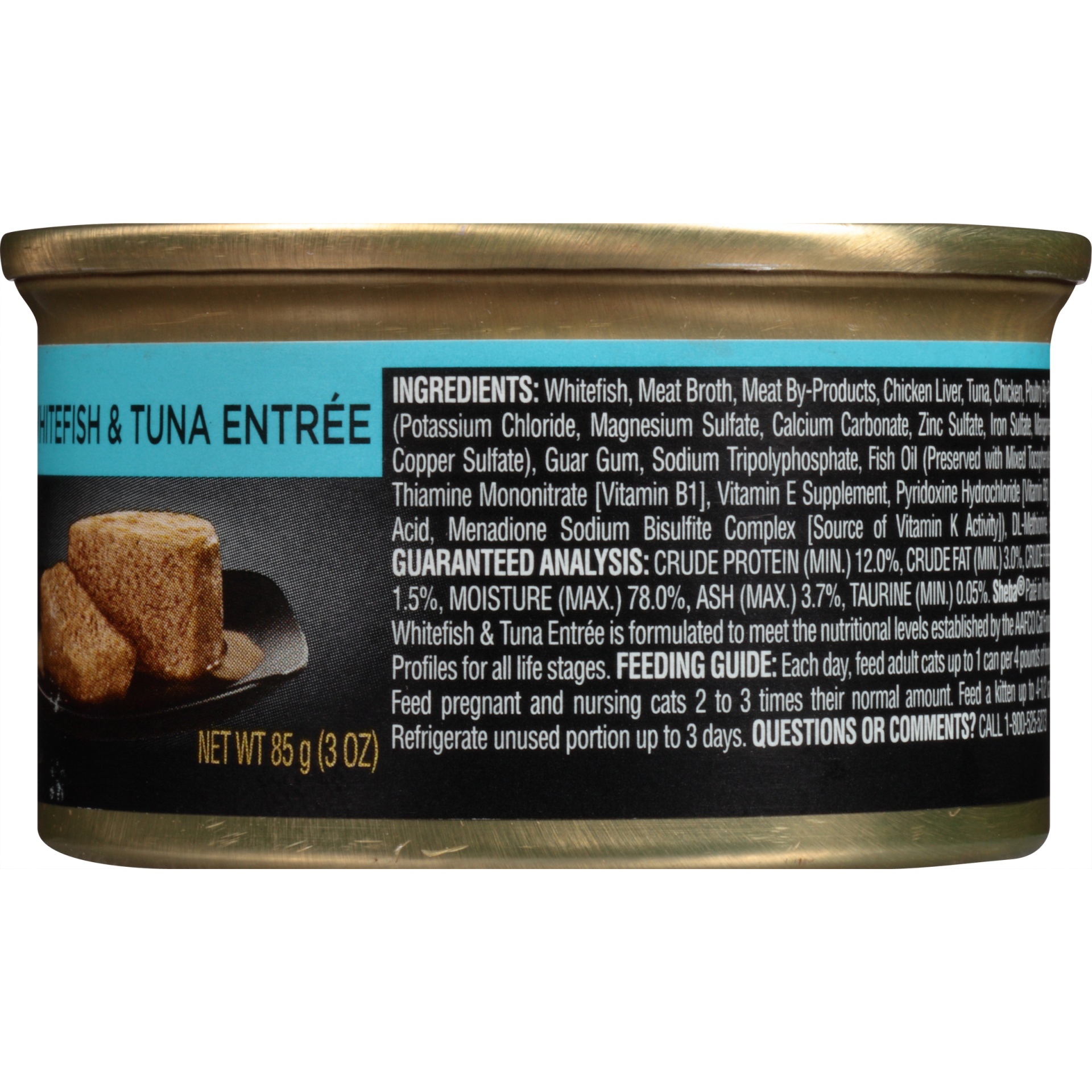 slide 5 of 8, Sheba Pate in Natural Juices Whitefish & Tuna Entree Cat Food 24-, 24 ct; 3 oz