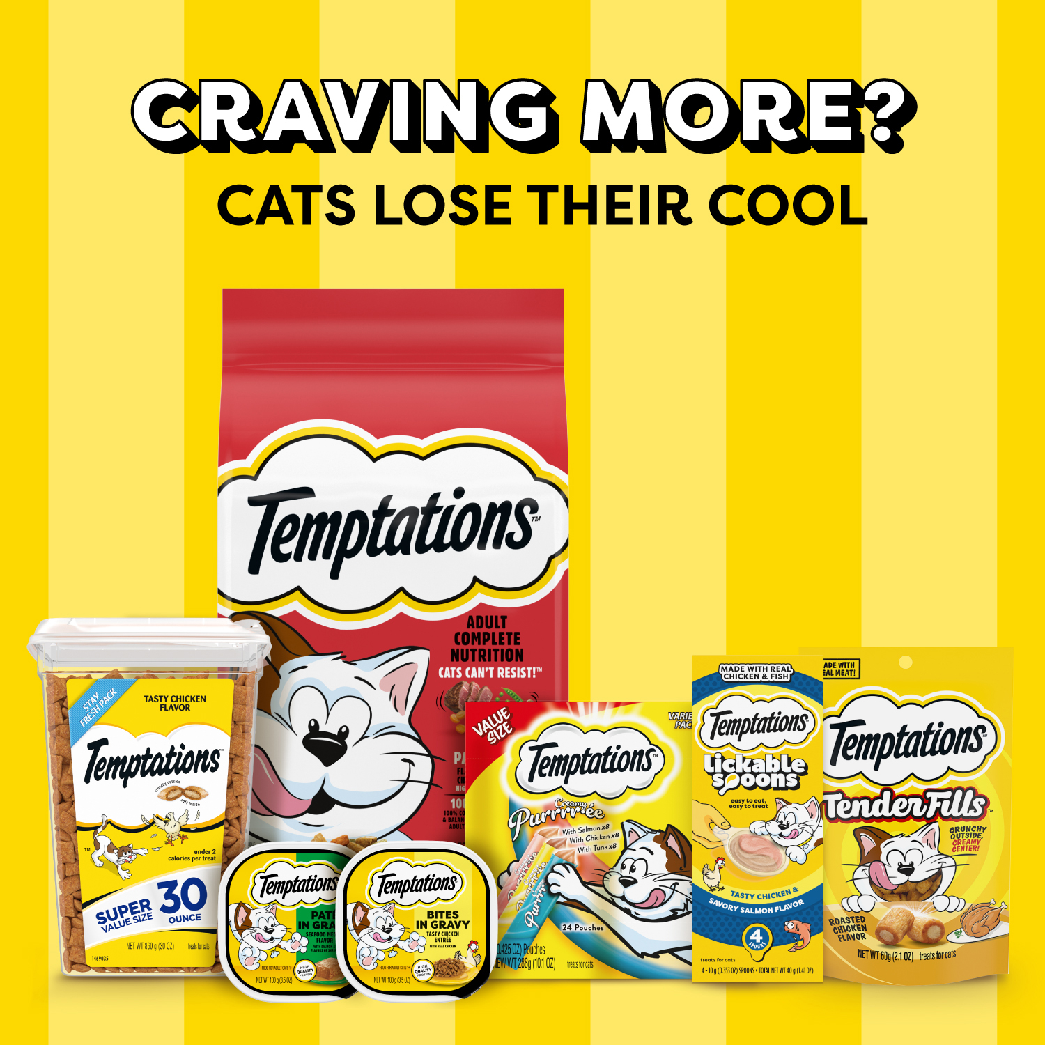 slide 3 of 5, Temptations Whiskas® Temptations® MixUps Backyard Cookout™ Cat Treats 6.3 oz. Bag, 6.3 oz