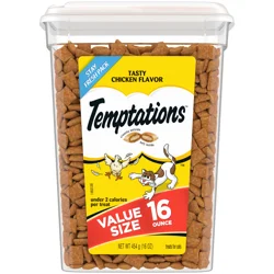 Temptations Tasty Chicken BACK Label Value Pack PA Work 16OZ