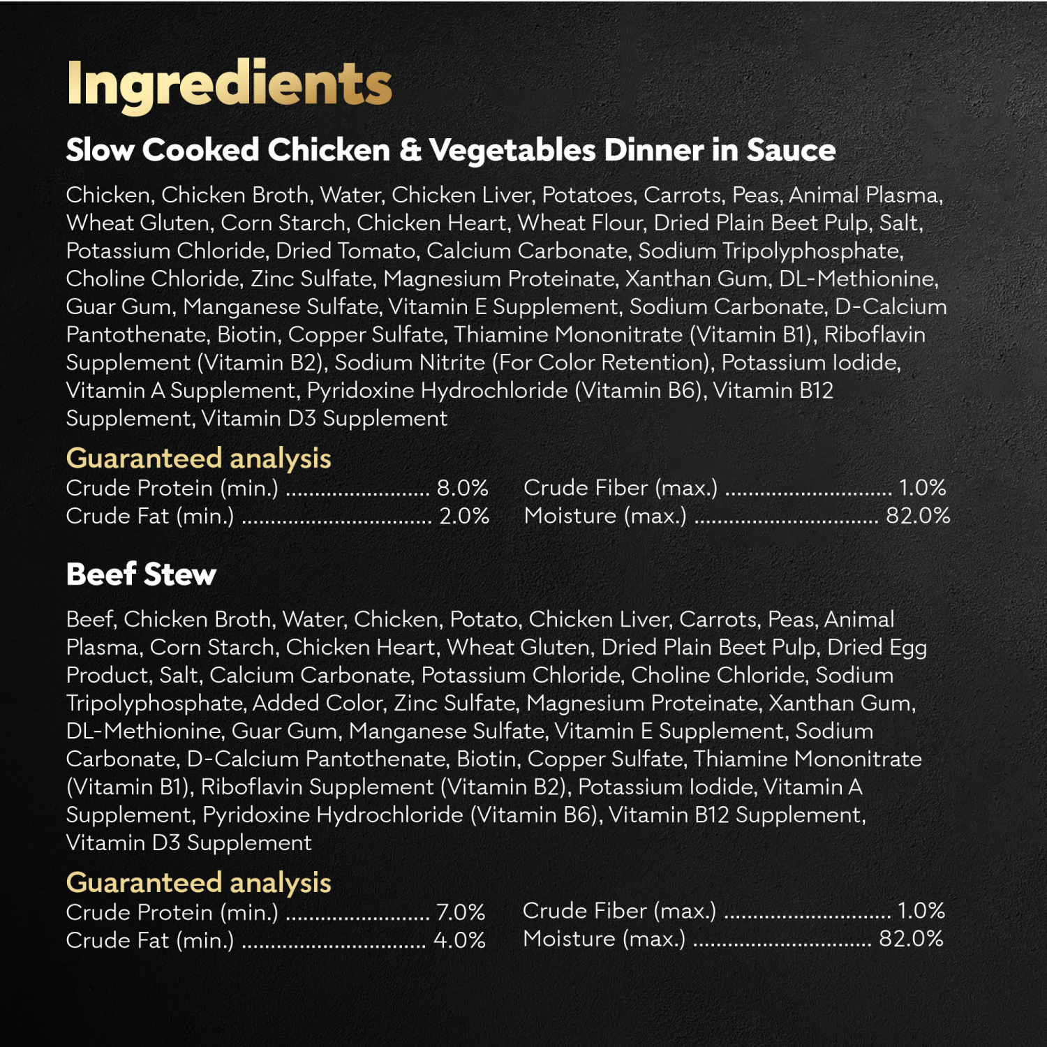 slide 3 of 8, Cesar Home Delights Beef Stew/Slow Cooked Chicken & Vegetables Dinner in Sauce Canine Cuisine 12 - 3.5 oz Trays, 12 ct