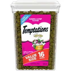 Temptations Blissful Catnip Flavor Treats for Cats Value Size 16 oz