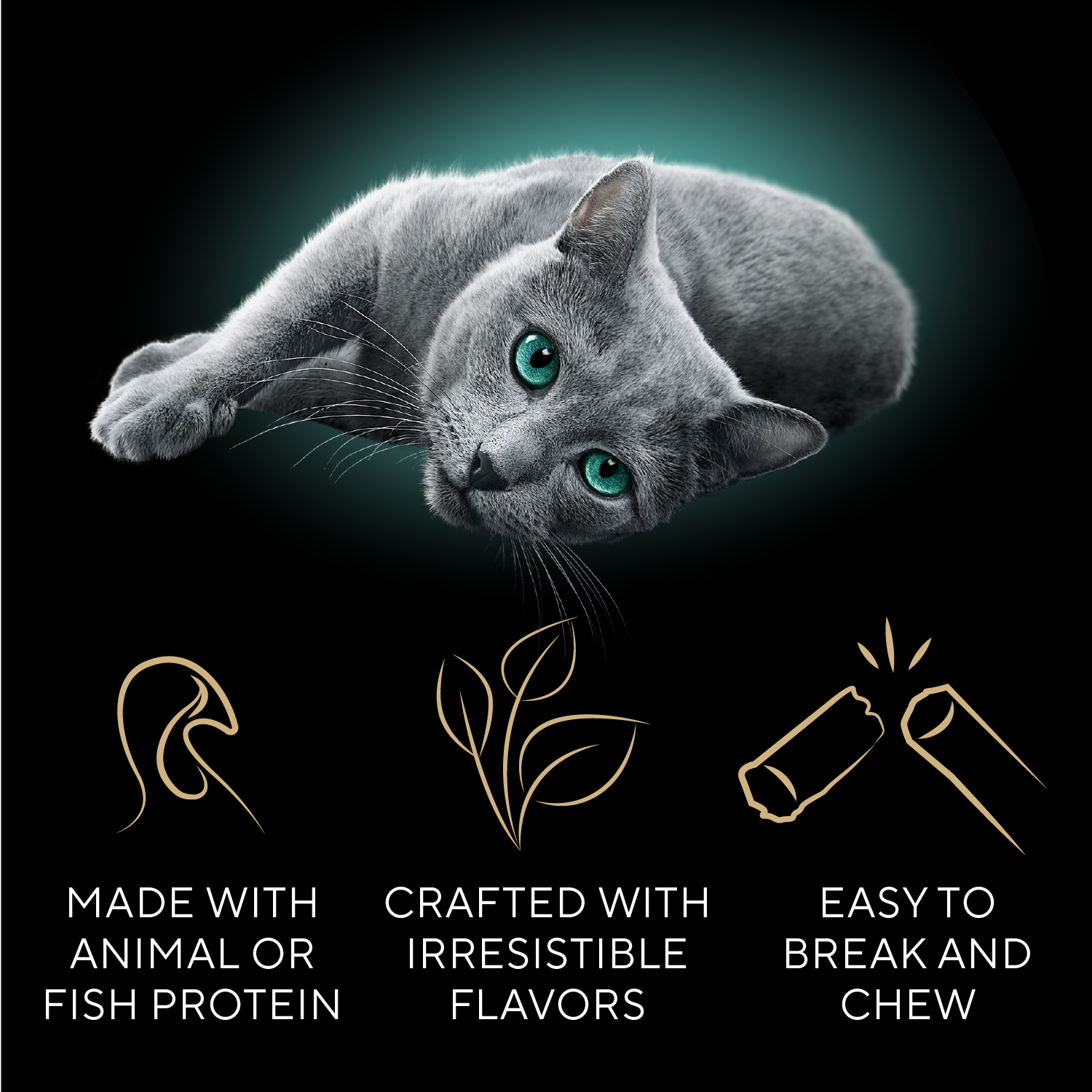 slide 8 of 8, Sheba Meaty Tender Stick Salmon Flavor Cat Treats 5 - 4 g Sticks, 5 ct