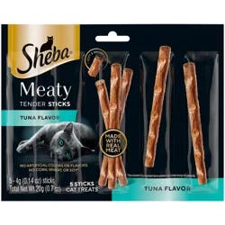Sheba Meaty Tender Sticks Tuna Flavor Cat Treats 5 - 4 g Sticks