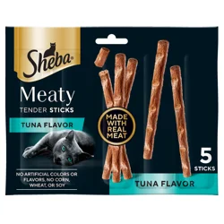 Sheba Meaty Tender Sticks Tuna Flavor Cat Treats 5 - 4 g Sticks