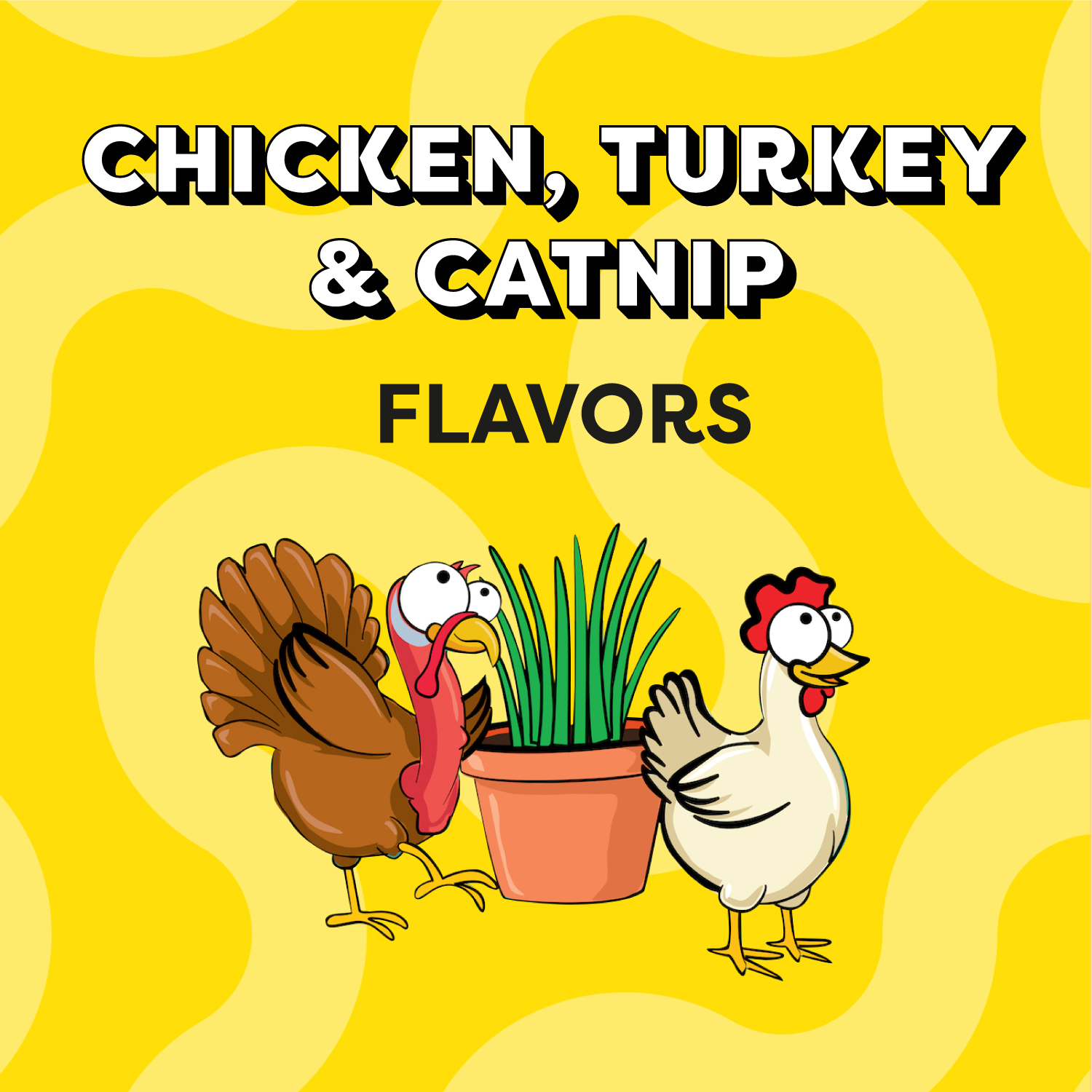 slide 4 of 8, Temptations ShakeUps Clucky Carnival Chicken, Turkey & Catnip Flavors Treats for Cats 2.47 oz, 2.47 oz