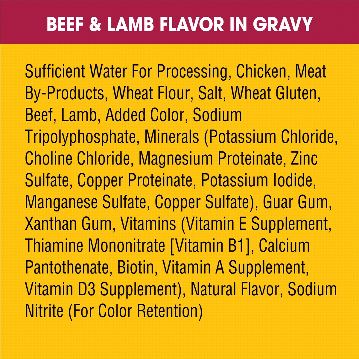 slide 2 of 5, Pedigree High Protein Cuts in Gravy Beef & Lamb Flavor Food for Dogs 13.2 oz, 13.2 oz