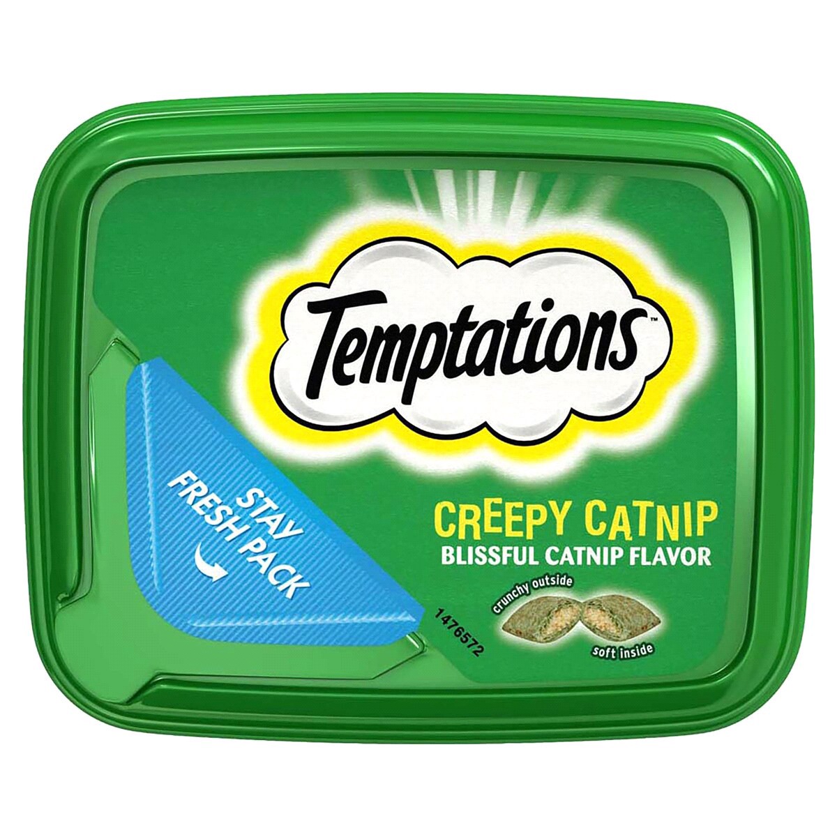 slide 2 of 4, Temptations Creepy Catnip Blissful Catnip Flavor Treats for Cats 16 oz, 16 oz