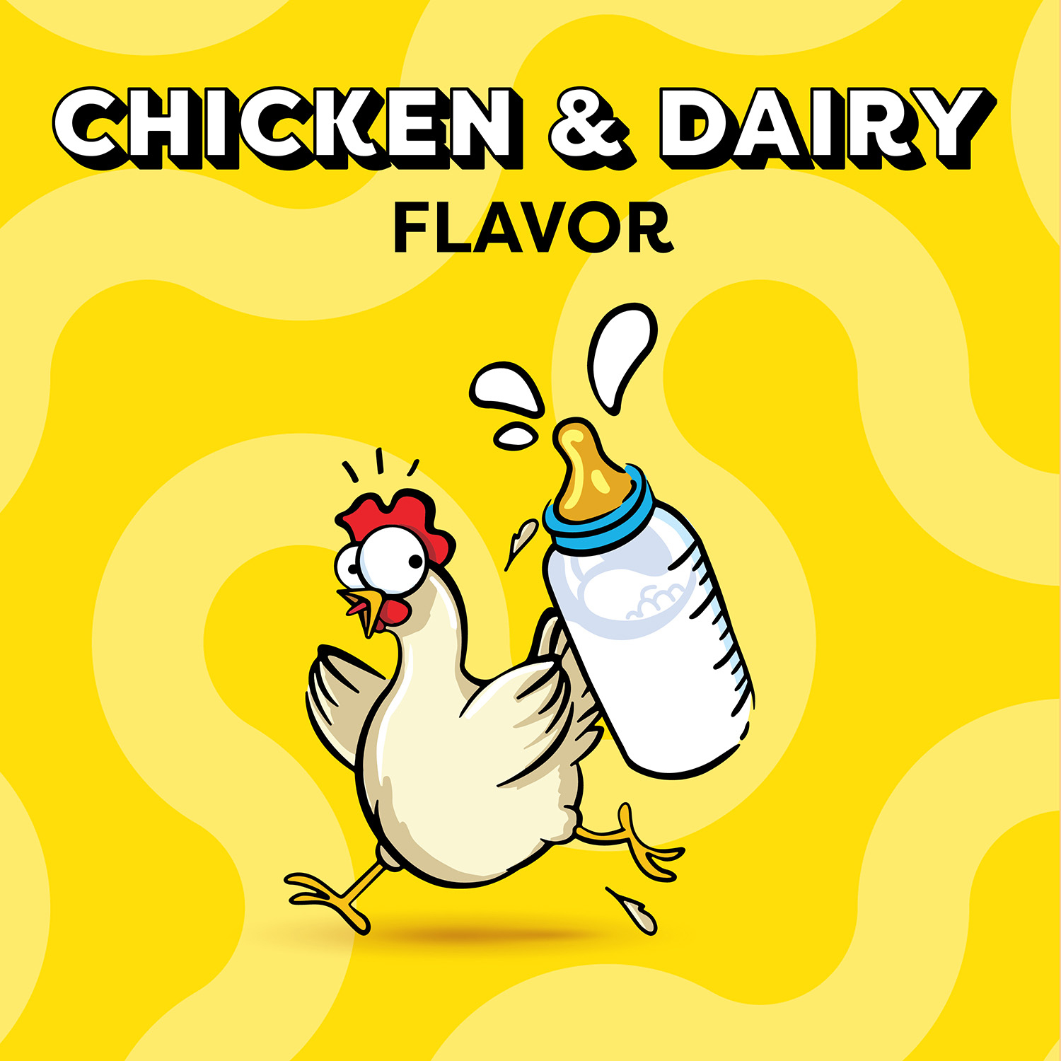 slide 2 of 5, TEMPTATIONS Chicken and Dairy Flavor Crunchy and Soft Kitten Treats, 3 oz