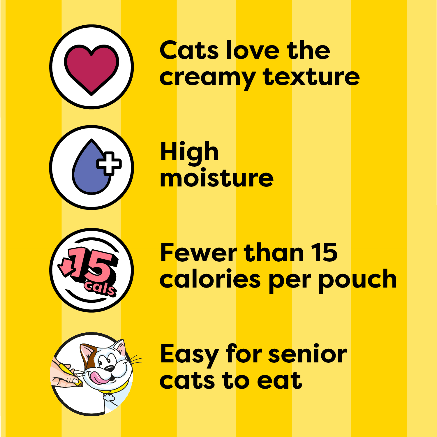 slide 8 of 8, Temptations Lickable Puree Tasty Chicken Flavor Treats for Cats 16 - 0.423 oz Pouches, 16 ct