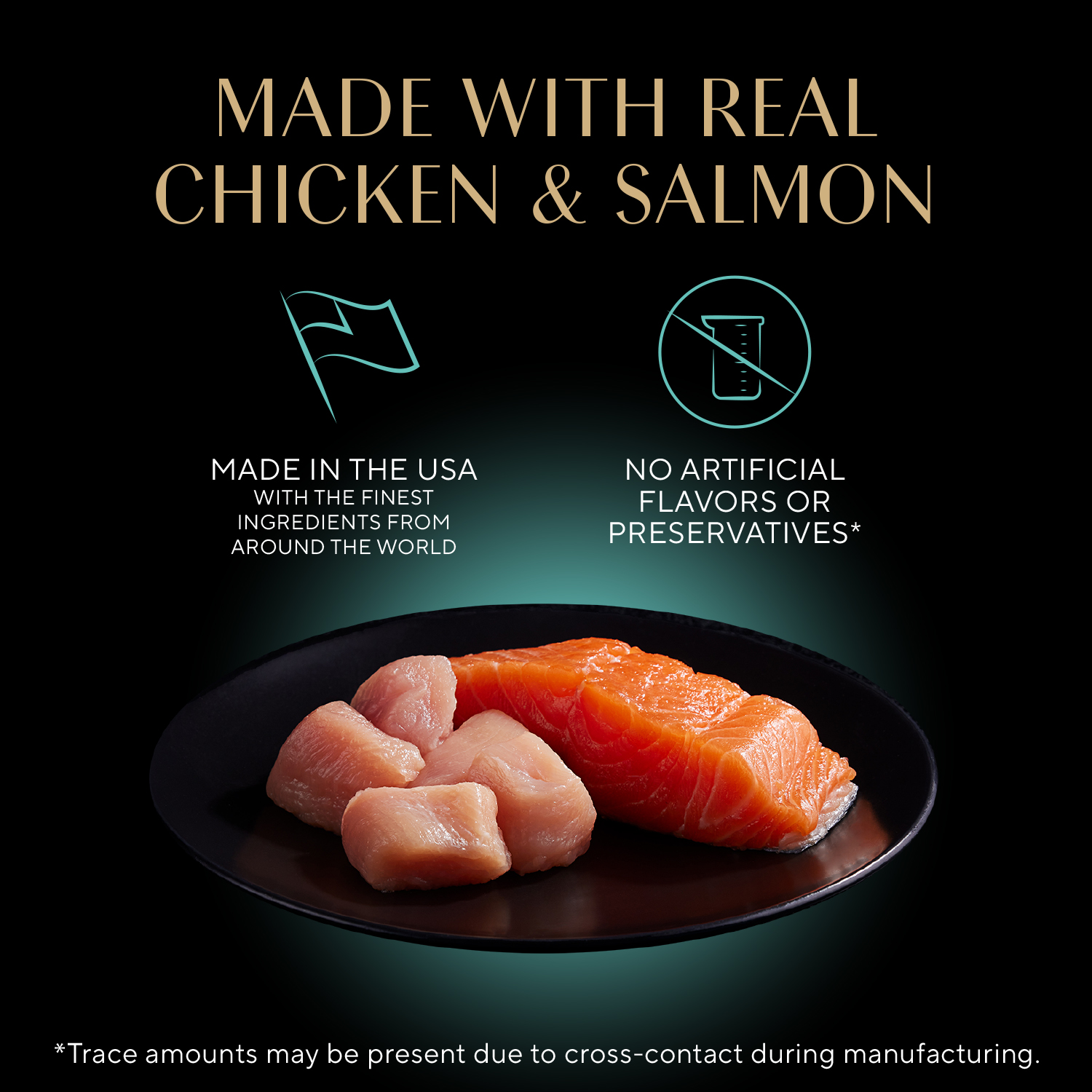 slide 6 of 8, Sheba Perfect Portions Salmon, Chicken and Seafood Flavor Soft Pate Kitten Wet Cat Food - 31.7oz/12ct, 31.7 oz, 12 ct