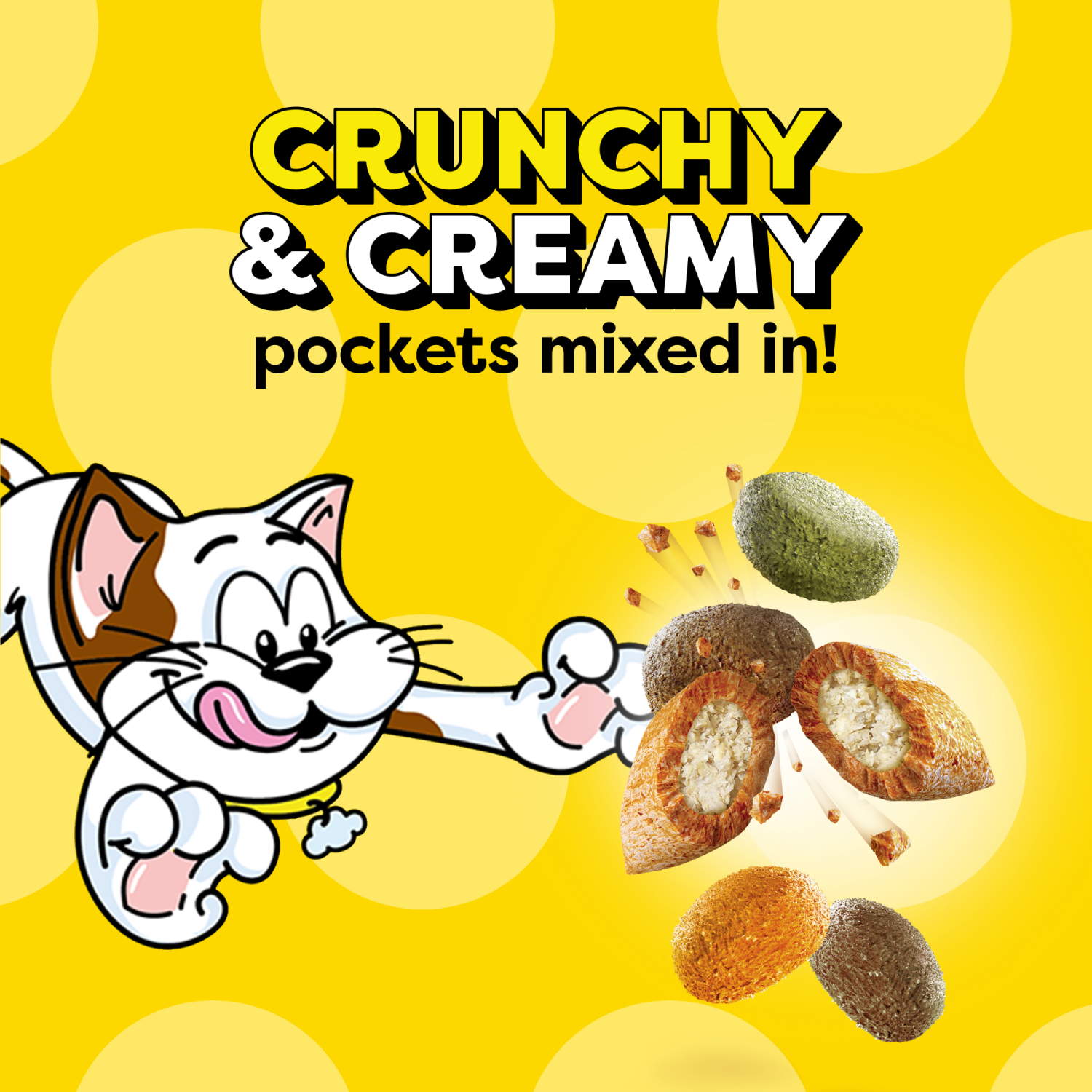 slide 7 of 8, Temptations Adult 1+ Block Party BBQ Food for Cats 6.3 lb, 6.3 lb