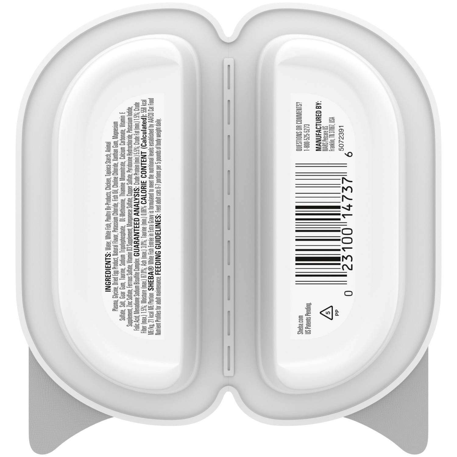 slide 6 of 8, Sheba Gravy Indulgence Premium White Fish Entree in Extra Gravy Cat Food 2 - 1.32 oz Packs, 2 ct