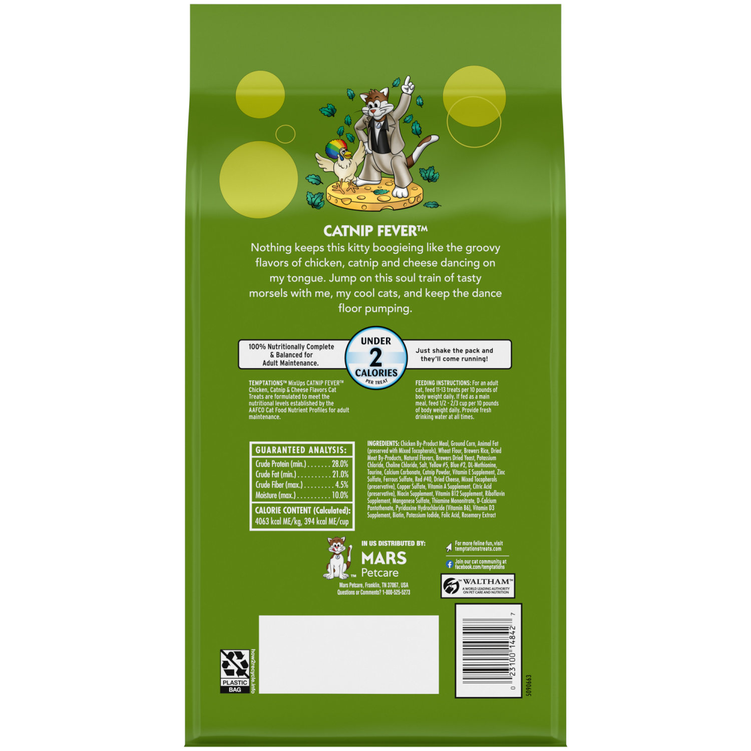 slide 4 of 5, Temptations Catnip Fever48 oz, 48 oz