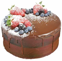 Central Market Chocolate Naked Cake, 8 in