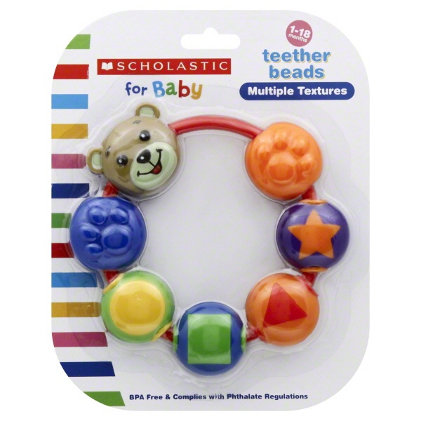 slide 1 of 1, Scholastic Teether Beads 1 ea, 1 ct