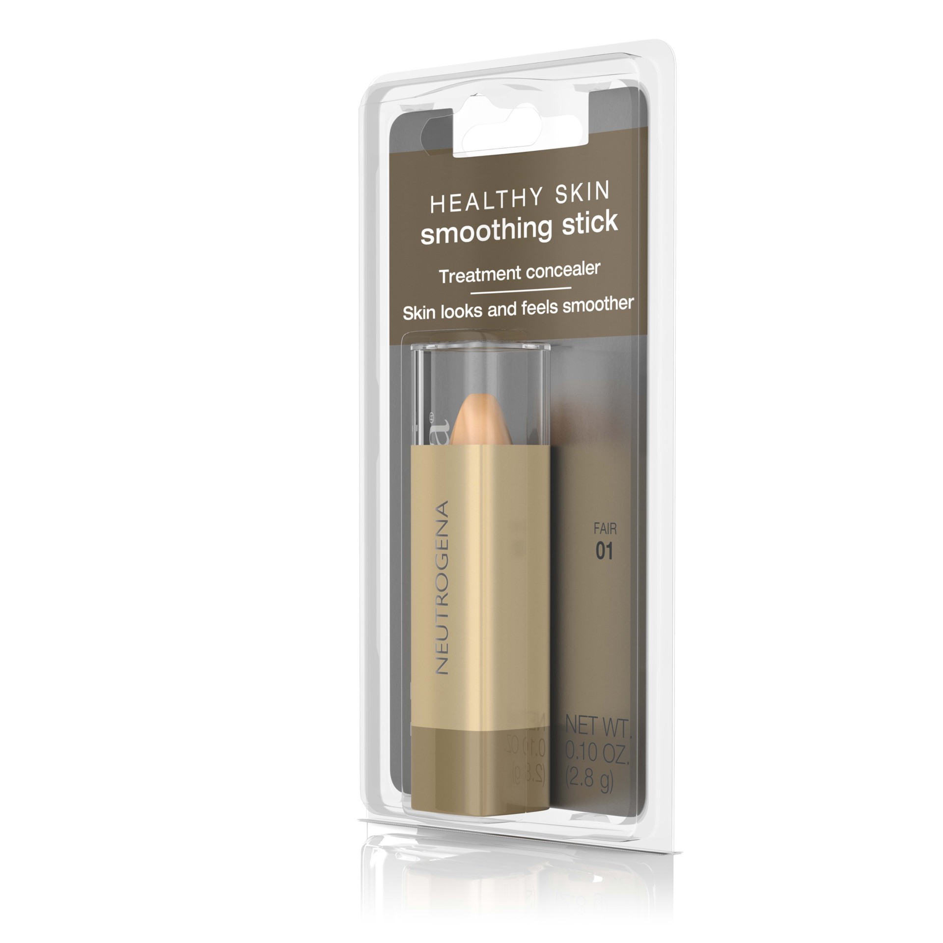 slide 4 of 5, NEUTROGENA HEALTHY SKIN Smoothing Stick, Fair 01, .1 Oz, 0.1 oz