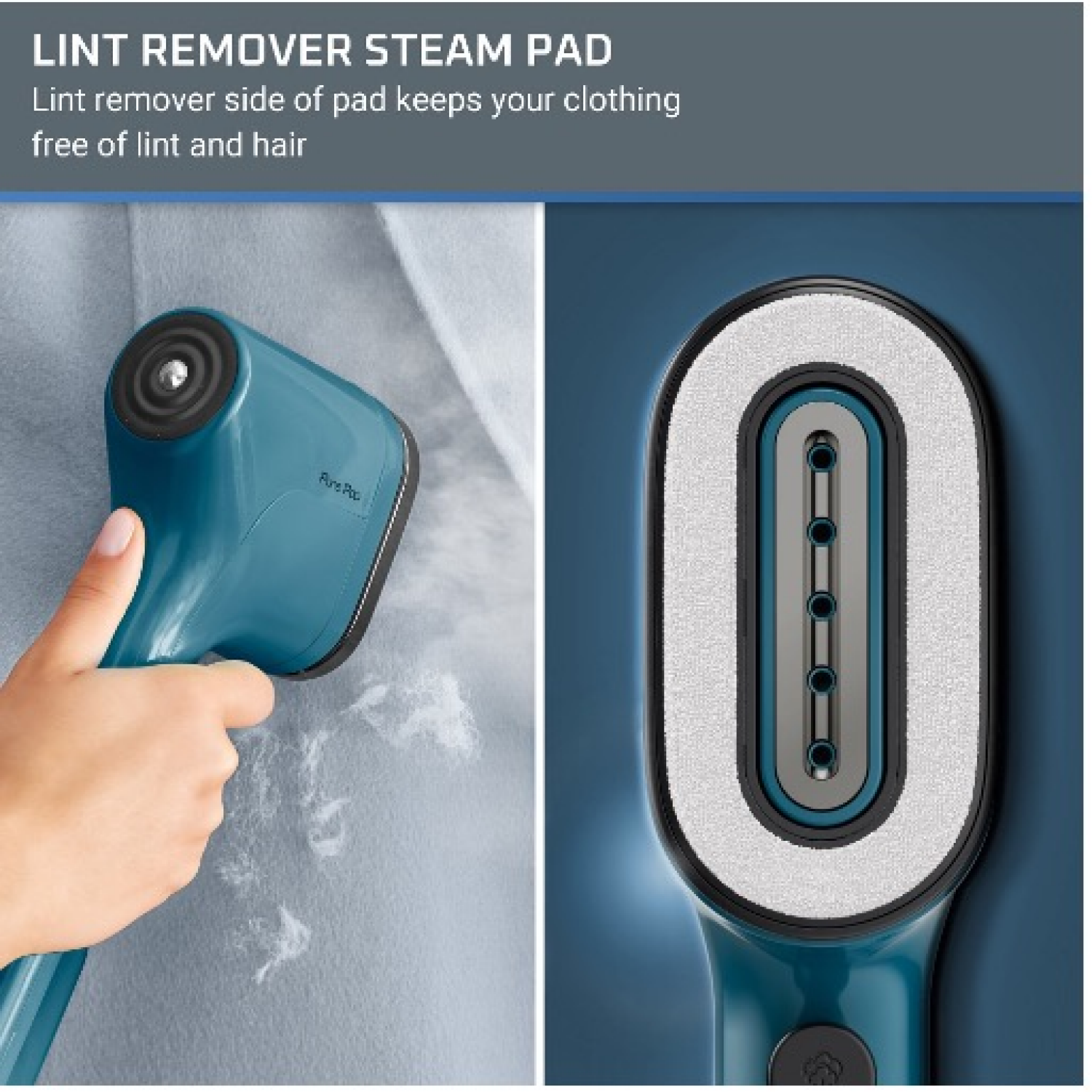 slide 3 of 3, Rowenta Purepop Blue Steamer, 1 ct