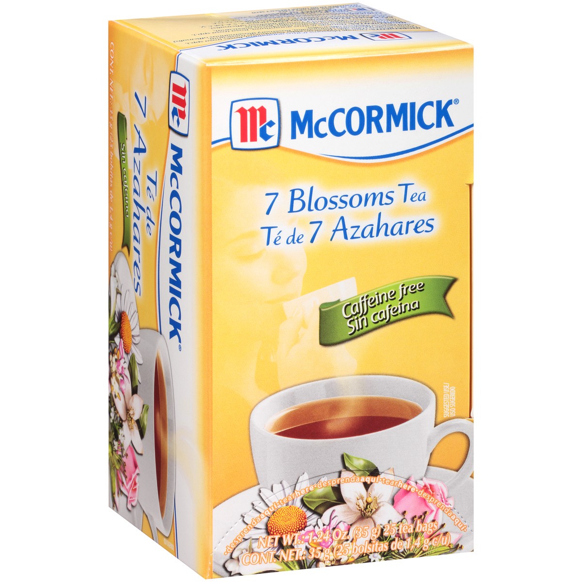 slide 3 of 9, McCormick Caffeine Free 7 Blossoms Tea- 1.23 oz, 1.23 oz