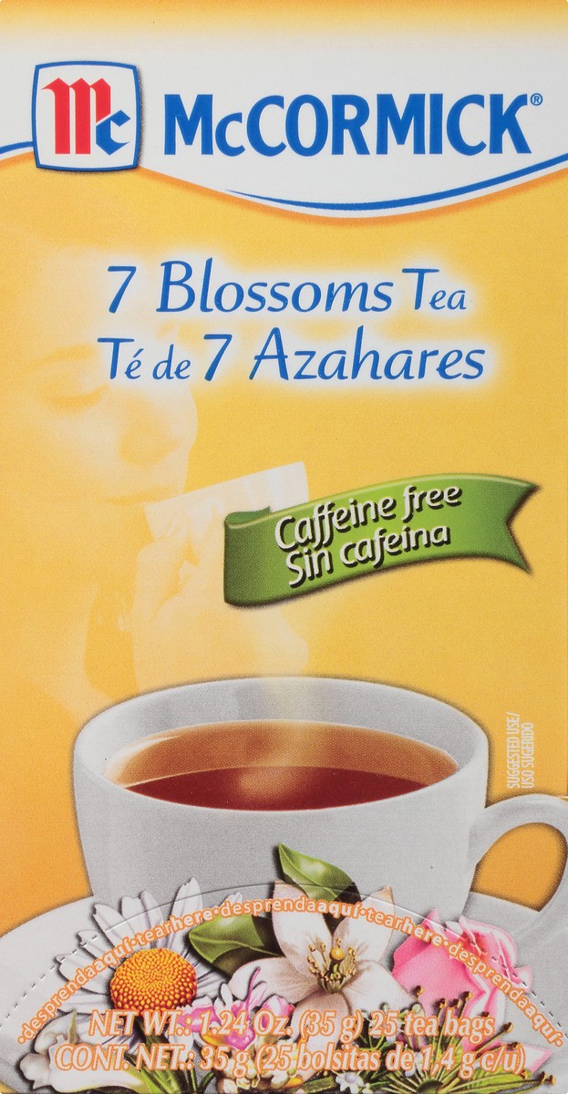 slide 5 of 9, McCormick Caffeine Free 7 Blossoms Tea- 1.23 oz, 1.23 oz