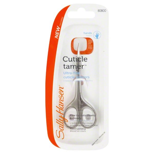 slide 1 of 1, Sally Hansen Cuticle Tamer Ultra-Fine Cuticle Scissors, 1 ct