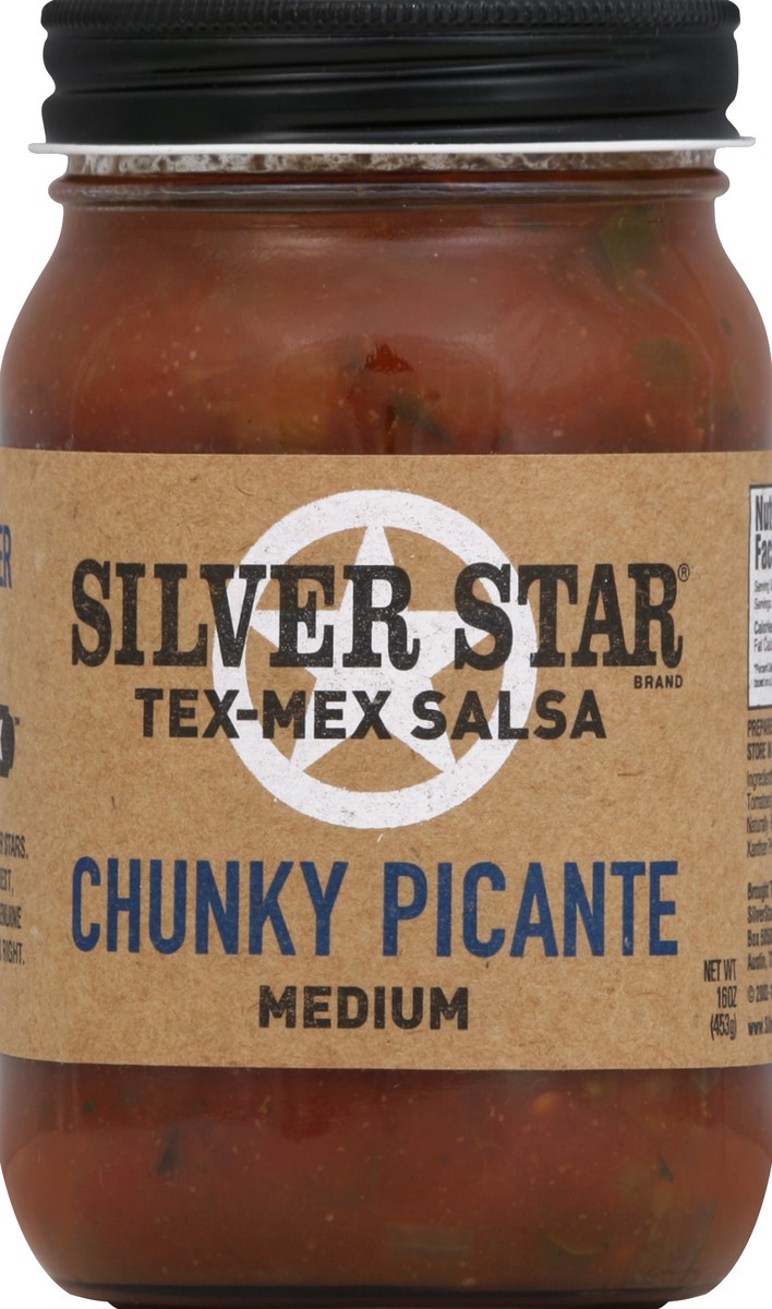 slide 1 of 2, Silver Star Salsa 16 oz, 16 oz